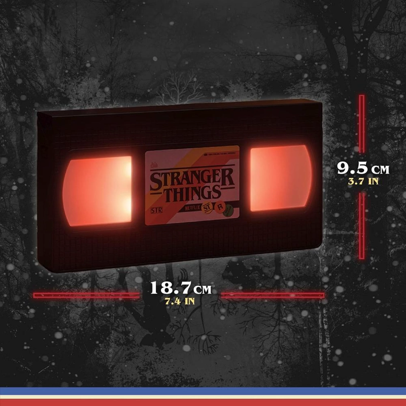 PALADONE STRANGER THINGS, LUZ LOGOTIPO VHS OFICIAL - 4