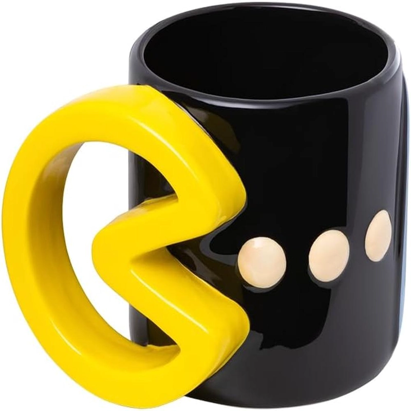 PALADONE PAC-MAN, TAZA CERÁMICA RETRO 20 OZ / 591 ML OFICIAL - 1