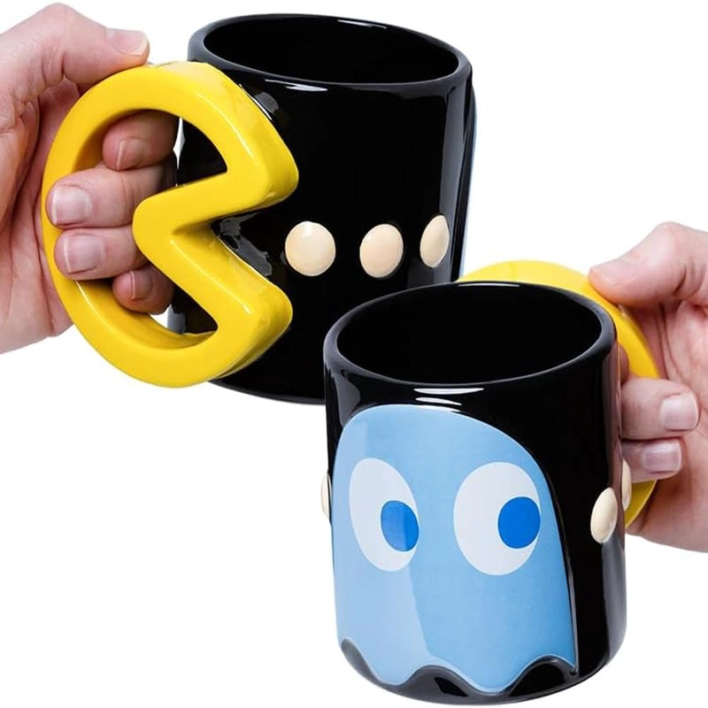 PALADONE PAC-MAN, TAZA CERÁMICA RETRO 20 OZ / 591 ML OFICIAL - 5