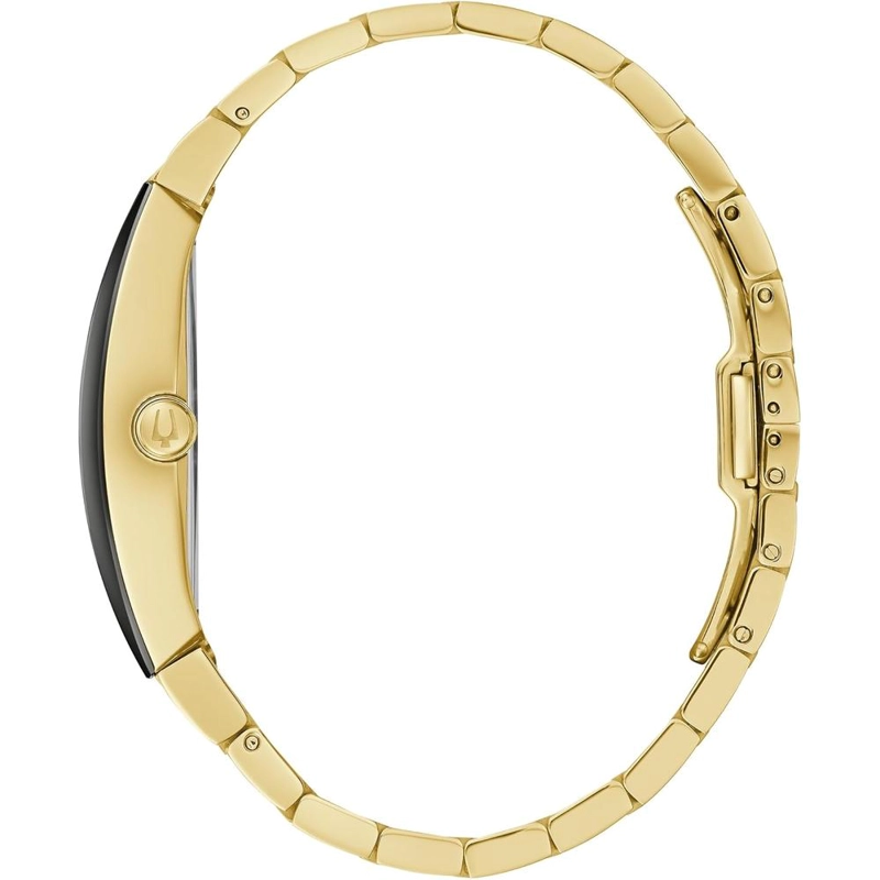 BULOVA RELOJ MODERNO GEMINI HOMBRE CUARZO 3 AGUJAS ACERO CRISTAL | ORO/NEGRO - 2