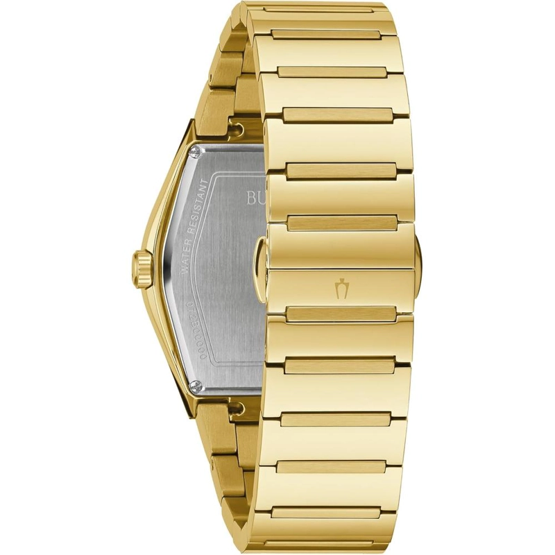 BULOVA RELOJ MODERNO GEMINI HOMBRE CUARZO 3 AGUJAS ACERO CRISTAL | ORO/NEGRO - 3
