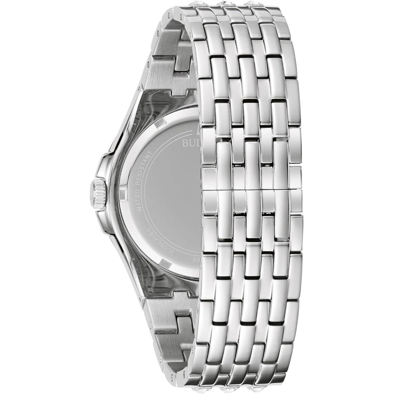BULOVA RELOJ CRYSTAL PHANTOM MUJER CUARZO 3 AGUJAS CRISTALES BAGUETTE | PLATEADO - 3