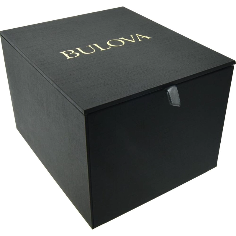 BULOVA RELOJ CLÁSICO DE CUARZO DE MUJER 3 AGUJAS DIAMANTES ACERO INOXIDABLE | PLATA - 4