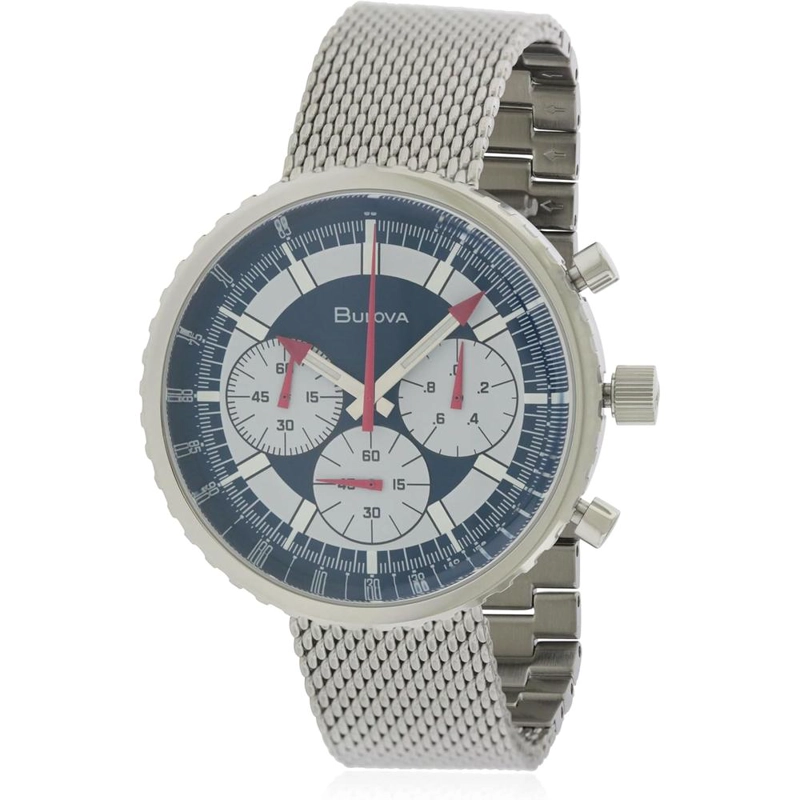BULOVA RELOJ ARCHIVE HOMBRE CRONÓGRAFO 6 AGUJAS ACERO INOXIDABLE CORREA PIEL | PLATA - 1