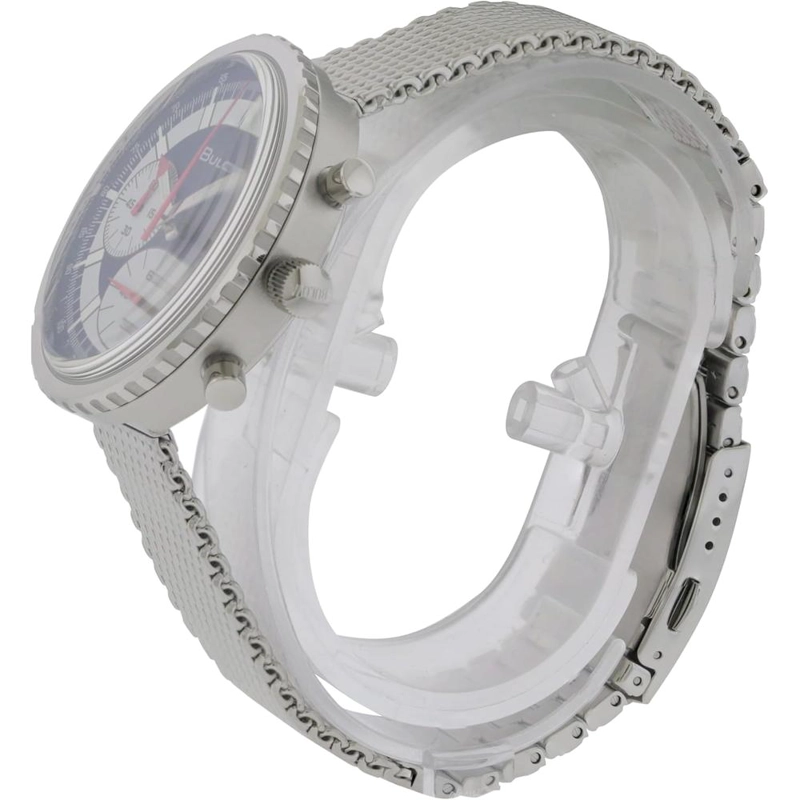 BULOVA RELOJ ARCHIVE HOMBRE CRONÓGRAFO 6 AGUJAS ACERO INOXIDABLE CORREA PIEL | PLATA - 3