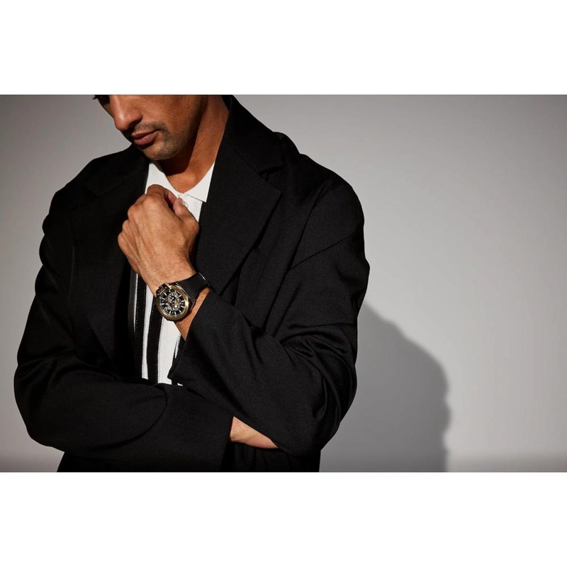 BULOVA RELOJ PERFORMANCE MAQUINA HOMBRE AUTOMÁTICO CORREA SILICONA ESFERA GRIS | NEGRO - 4