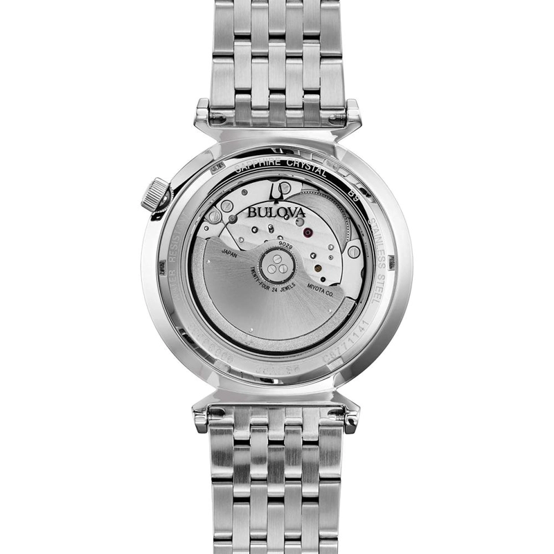 BULOVA RELOJ CLÁSICO REGATA AUTOMÁTICO HOMBRE CORREA CUERO DELGADO | PLATEADO - 3