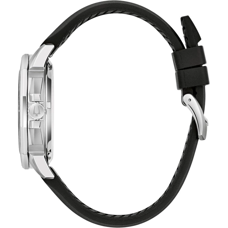 BULOVA RELOJ MARINE STAR HOMBRE CUARZO ALTO RENDIMIENTO 3 AGUJAS SILICONA | NEGRO - 2