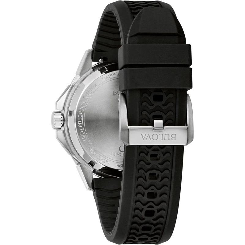 BULOVA RELOJ MARINE STAR HOMBRE CUARZO ALTO RENDIMIENTO 3 AGUJAS SILICONA | NEGRO - 3