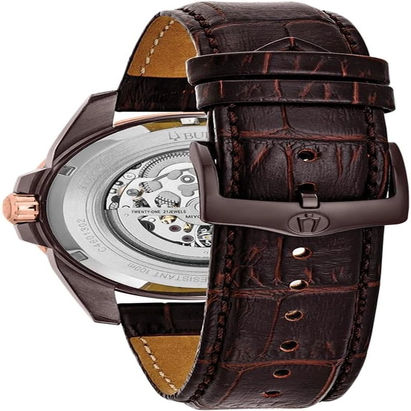 BULOVA RELOJ AUTOMÁTICO HOMBRE CON CORREA | MARRÓN - 3