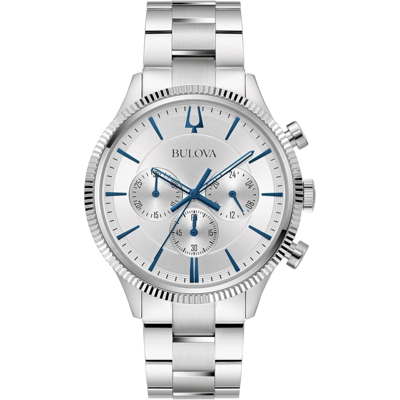 BULOVA RELOJ CLÁSICO HOMBRE CRONÓGRAFO CUARZO 6 AGUJAS | PLATEADO - 1
