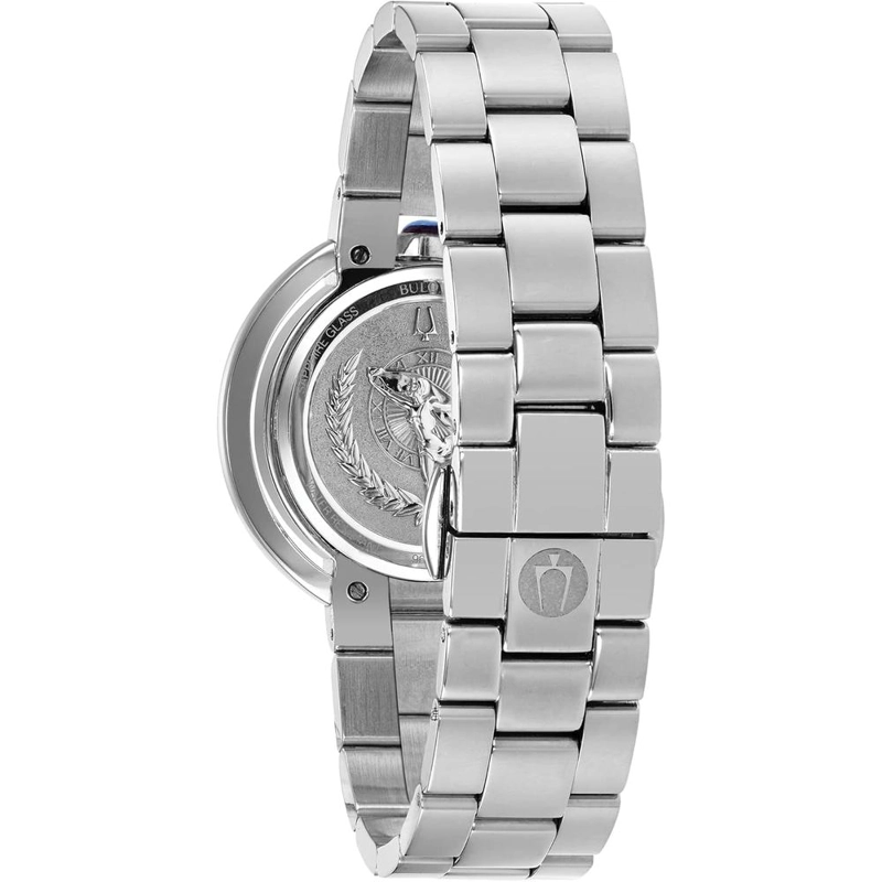 BULOVA RELOJ RUBAIYAT MUJER CUARZO DOS AGUJAS ACERO INOXIDABLE ESFERA ZAFIRO | PLATEADO - 3