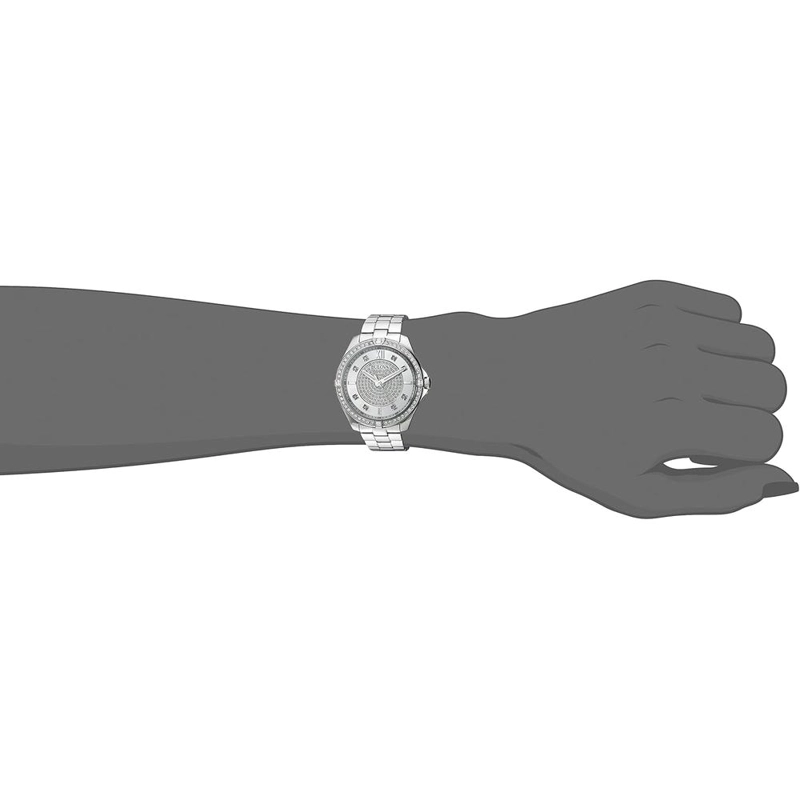 BULOVA RELOJ CLÁSICO MUJER CUARZO ACERO INOXIDABLE CRISTALES DOS AGUJAS PAVÉ | PLATEADO - 5