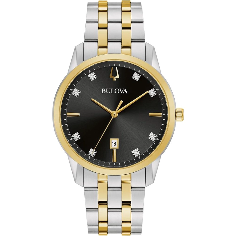 BULOVA RELOJ DIAMOND SUTTON CLÁSICO HOMBRE CUARZO 3 AGUJAS | ORO/PLATA - 1