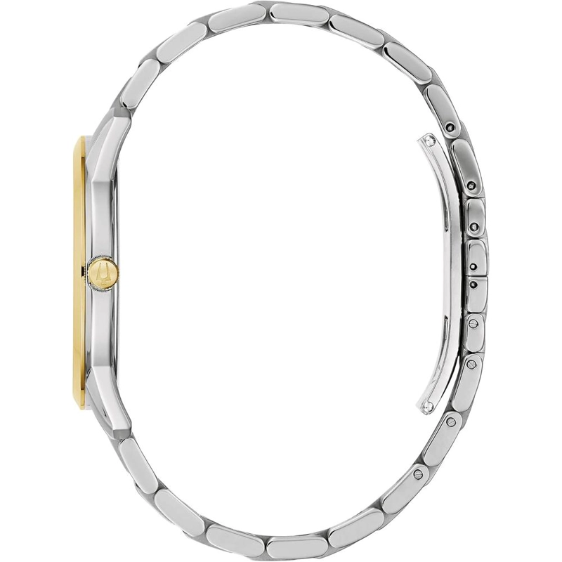 BULOVA RELOJ DIAMOND SUTTON CLÁSICO HOMBRE CUARZO 3 AGUJAS | ORO/PLATA - 2
