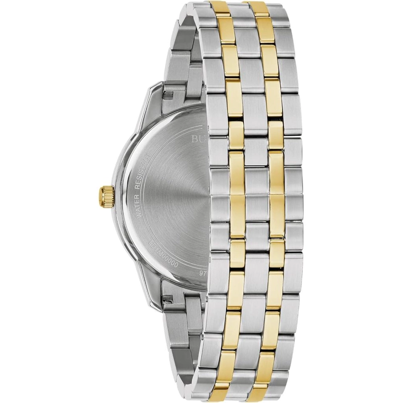 BULOVA RELOJ DIAMOND SUTTON CLÁSICO HOMBRE CUARZO 3 AGUJAS | ORO/PLATA - 3