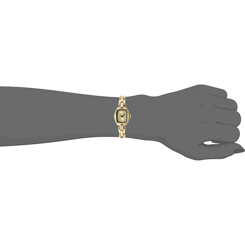 BULOVA RELOJ CLÁSICO DE VESTIR MINI MUJER CUARZO DOS AGUJAS MARCADORES ARÁBIGOS | ORO - 6