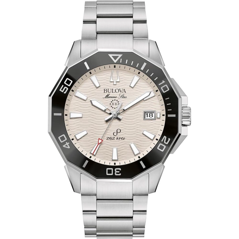 BULOVA RELOJ MARINE STAR HOMBRE CUARZO ALTO RENDIMIENTO 3 AGUJAS ACERO | PLATA - 1