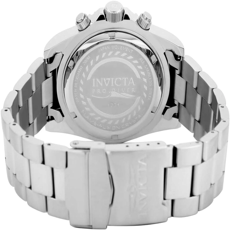 RELOJ INVICTA PRO DIVER PARA HOMBRE ACERO INOXIDABLE, 39 MM / 3.9 CM | PLATEADO Y AZUL - 4