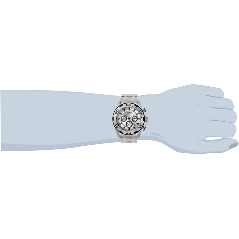 RELOJ INVICTA PRO DIVER PARA HOMBRE ANALÓGICO CIERRE PLEGABLE | PLATEADO - 5