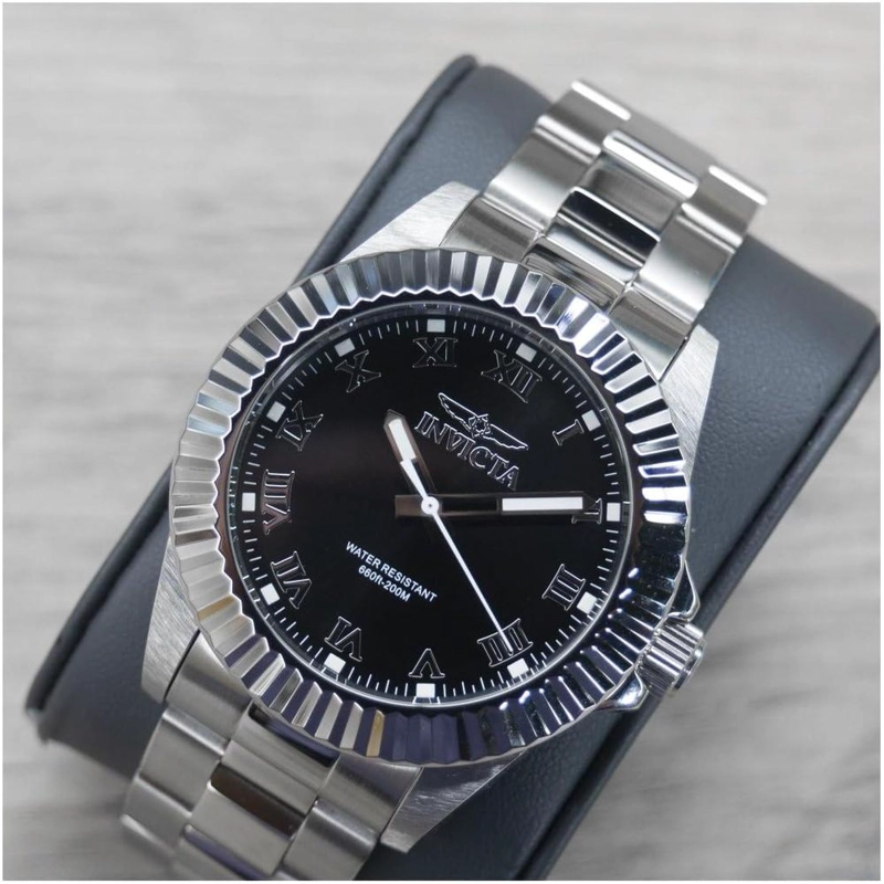 RELOJ INVICTA PRO DIVER PARA HOMBRE ACERO INOXIDABLE, 4.4 CM | PLATEADO Y NEGRO - 2