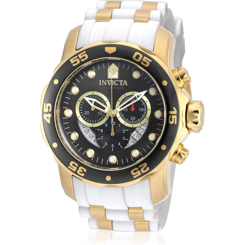 RELOJ INVICTA PRO DIVER PARA HOMBRE RESITENTE AL AGUA ACERO INOXIDABLE | NEGRO Y ORO - 1
