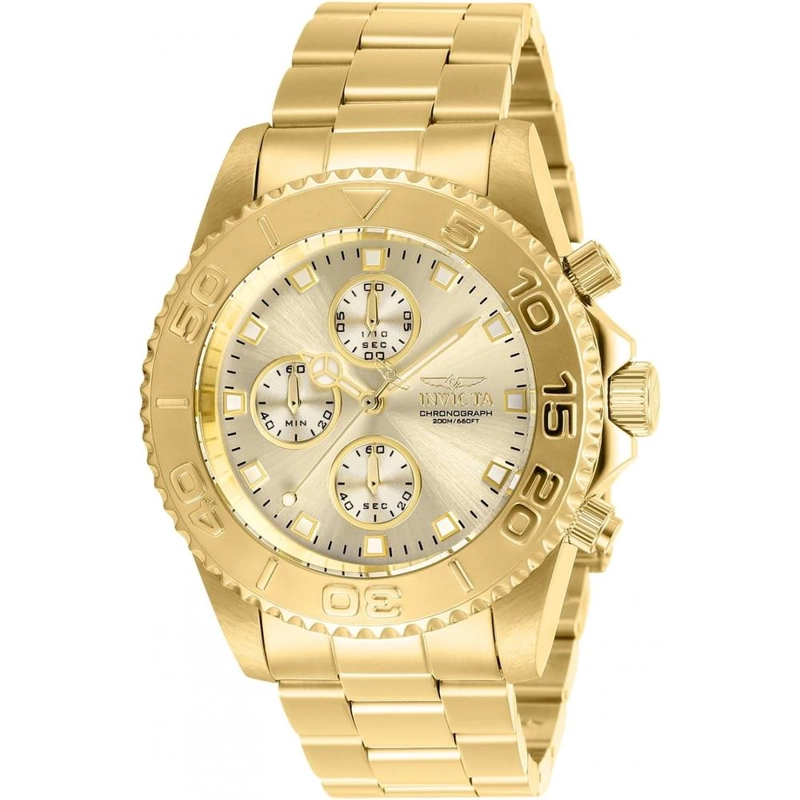 RELOJ INVICTA CONNECTION PARA HOMBRE ACERO INOXIDABLE | ORO - 1