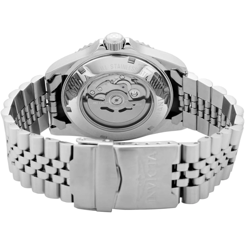 RELOJ INVICTA PRO DIVER PARA HOMBRE ESTILO BUZO BISEL UNIDIRECCIONAL | PLATEADO Y NEGRO MATE - 4