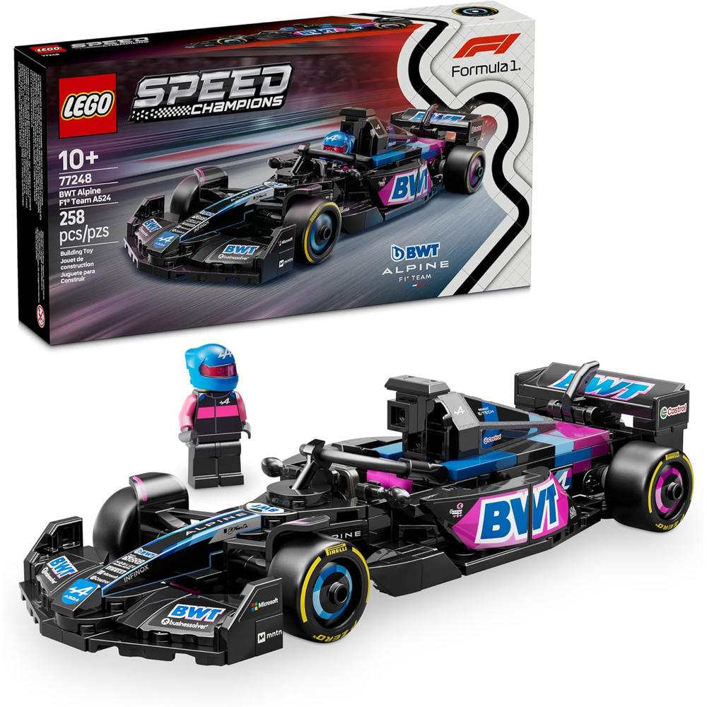 LEGO SPEED CHAMPIONS BWT ALPINE F1 TEAM A524, COCHE DE JUGUETE PARA NIÑOS - 1