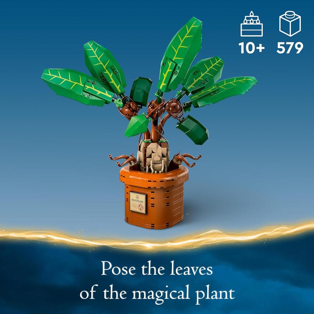 LEGO HARRY POTTER, MANDRÁGORA Y MACETA, SET DE CRIATURA MÁGICA COLECCIONABLE - 3
