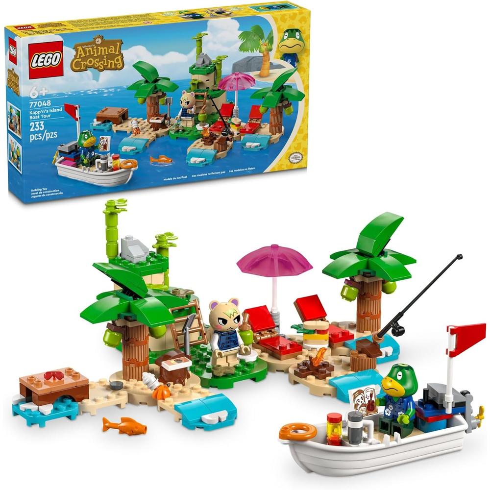 LEGO ANIMAL CROSSING EXCURSIÓN EN BARCO A LA ISLA DE KAPP'N CON FIGURAS - 1
