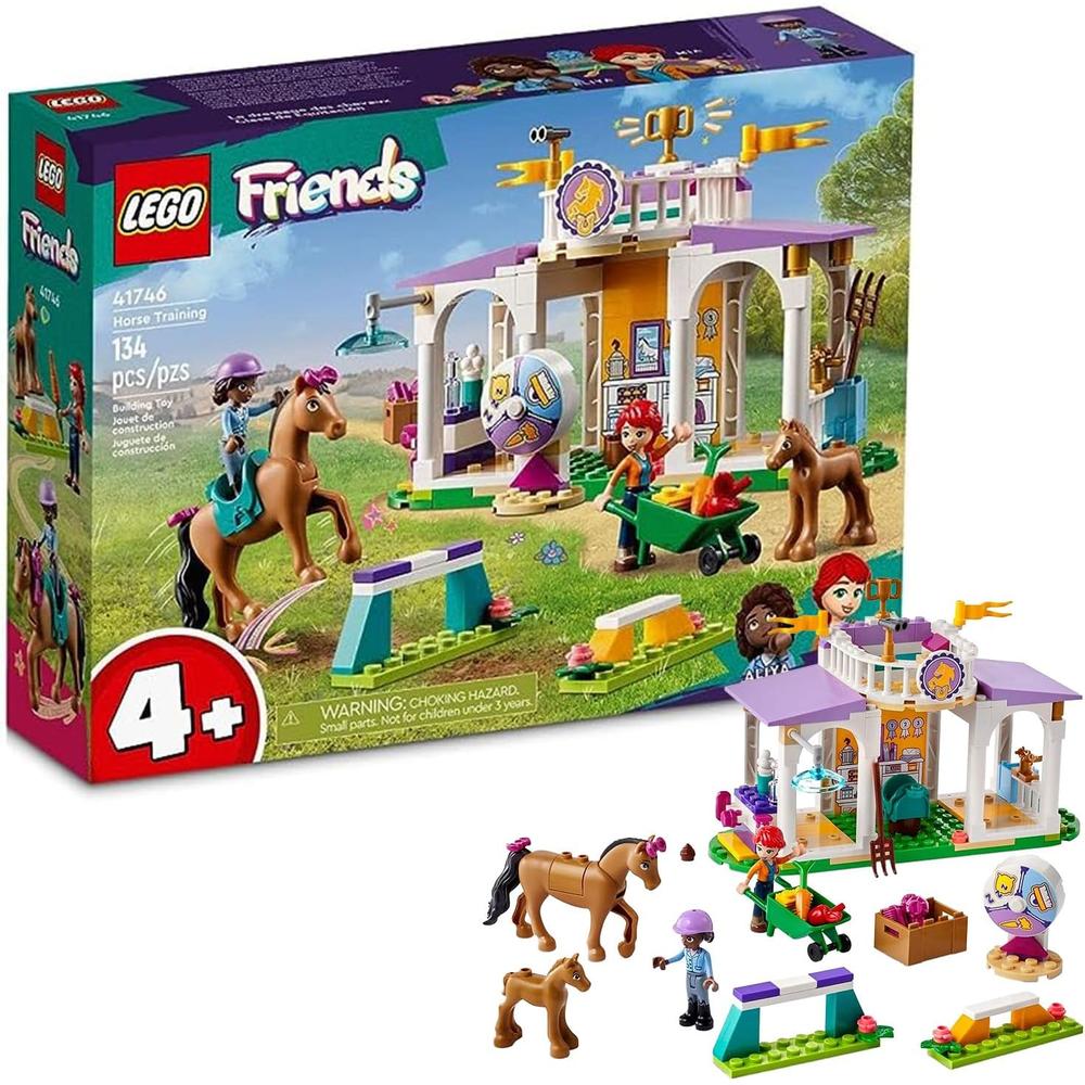 LEGO FRIENDS ENTRENAMIENTO DE CABALLOS SET DE CONSTRUCCIÓN CON 2 MINIMUÑECAS, CABALLOS Y ACCESORIOS - 1