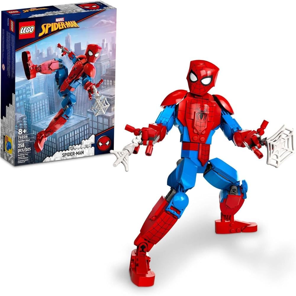 LEGO MARVEL SPIDER-MAN SET DE CONSTRUCCIÓN CON FIGURA ARTICULADA Y ELEMENTOS DE TELARAÑA - 1