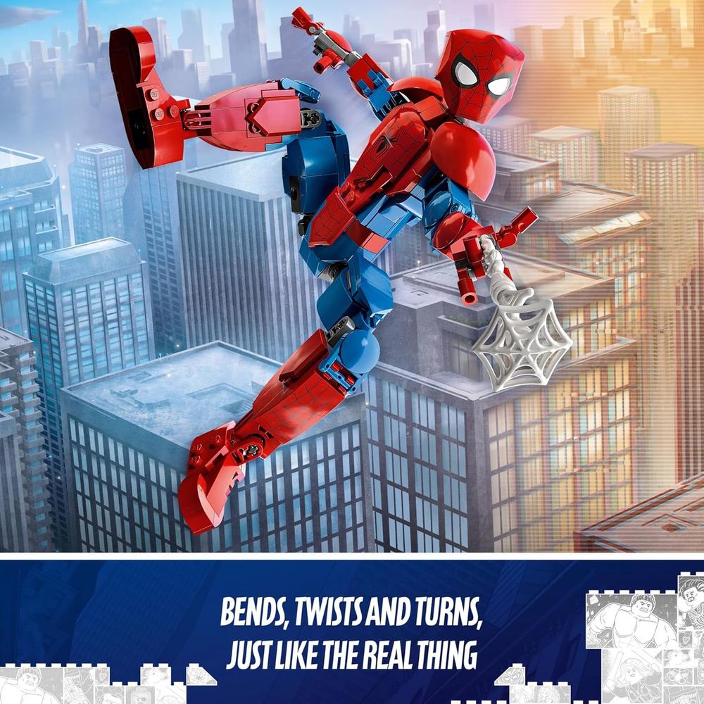 LEGO MARVEL SPIDER-MAN SET DE CONSTRUCCIÓN CON FIGURA ARTICULADA Y ELEMENTOS DE TELARAÑA - 3