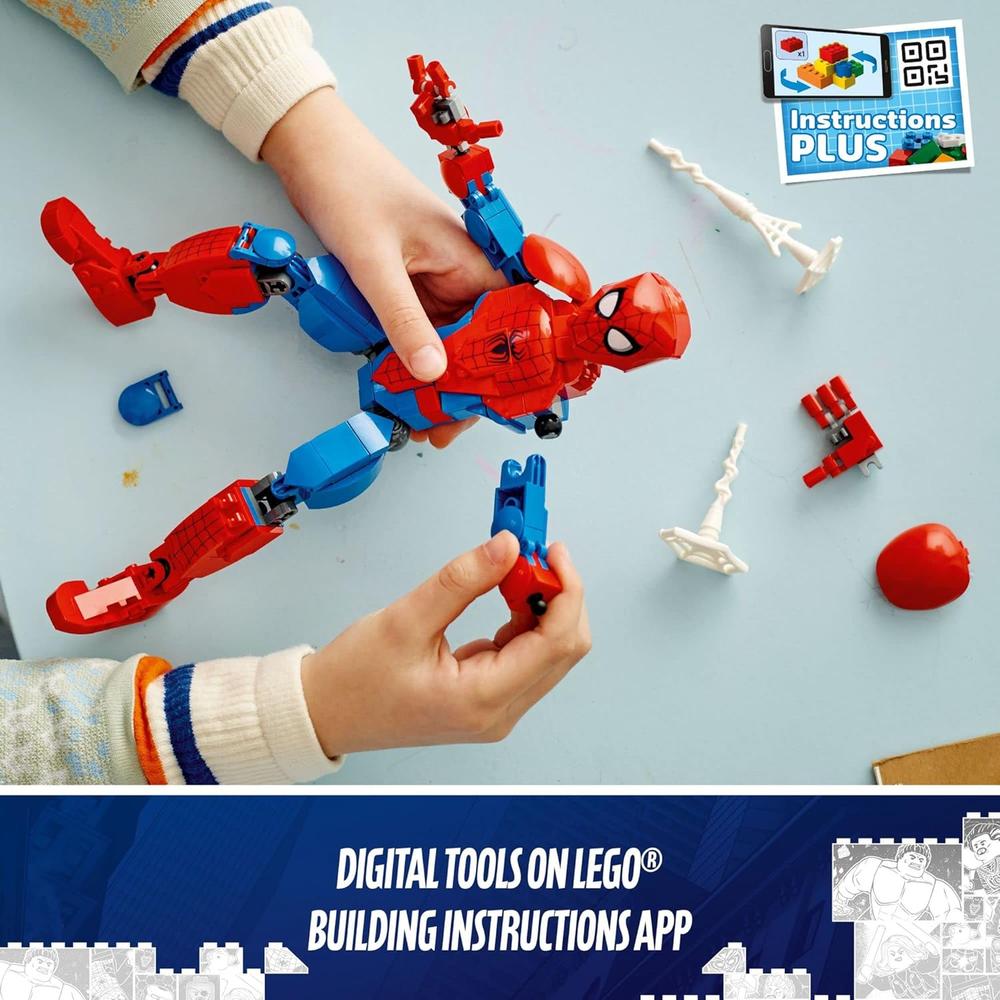 LEGO MARVEL SPIDER-MAN SET DE CONSTRUCCIÓN CON FIGURA ARTICULADA Y ELEMENTOS DE TELARAÑA - 5