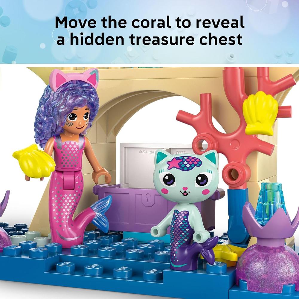 LEGO GABBY'S DOLLHOUSE SIRENA, AVENTURA EN EL ACUARIO CON MINI MUÑECAS - 6