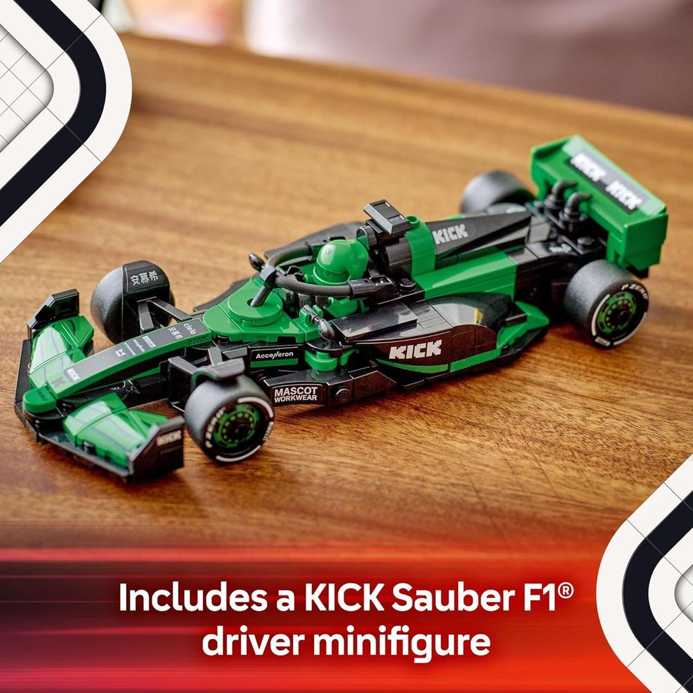 LEGO SPEED CHAMPIONS KICK SAUBER F1 TEAM C44, COCHE DE JUGUETE PARA NIÑOS - 4