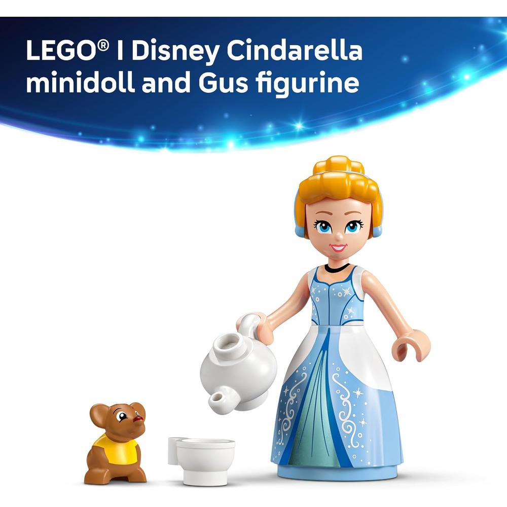 LEGO DISNEY PRINCESS VESTIDO DE CENICIENTA CON MINIMUÑECA, JUGUETE DE MODA - 6