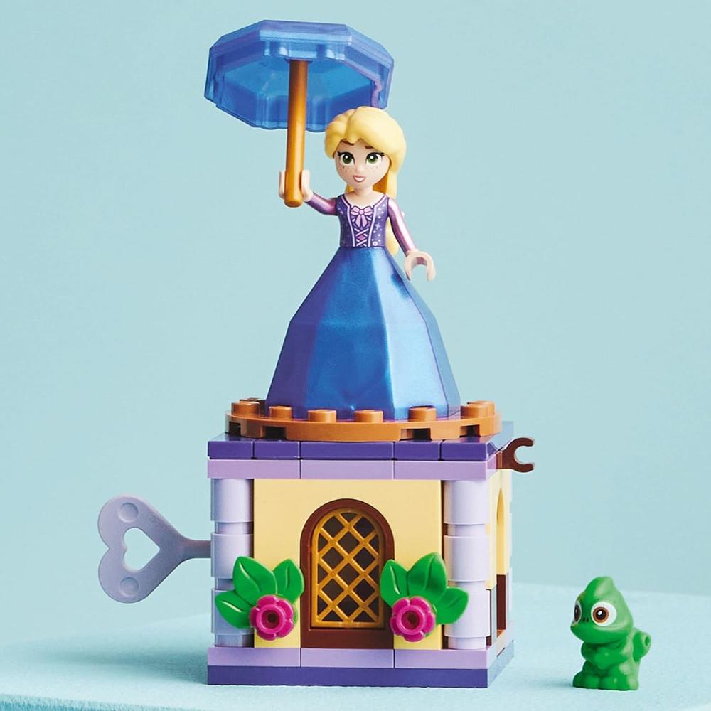 LEGO DISNEY PRINCESS RAPUNZEL GIRATORIA SET CON VESTIDO DE DIAMANTES Y PASCAL - 4