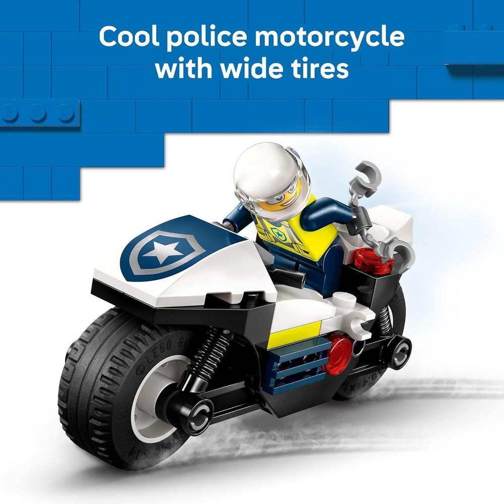 LEGO CITY PERSECUCIÓN POLICIAL EN MOTO, BLOQUES DE CONSTRUCCIÓN Y JUEGO - 5
