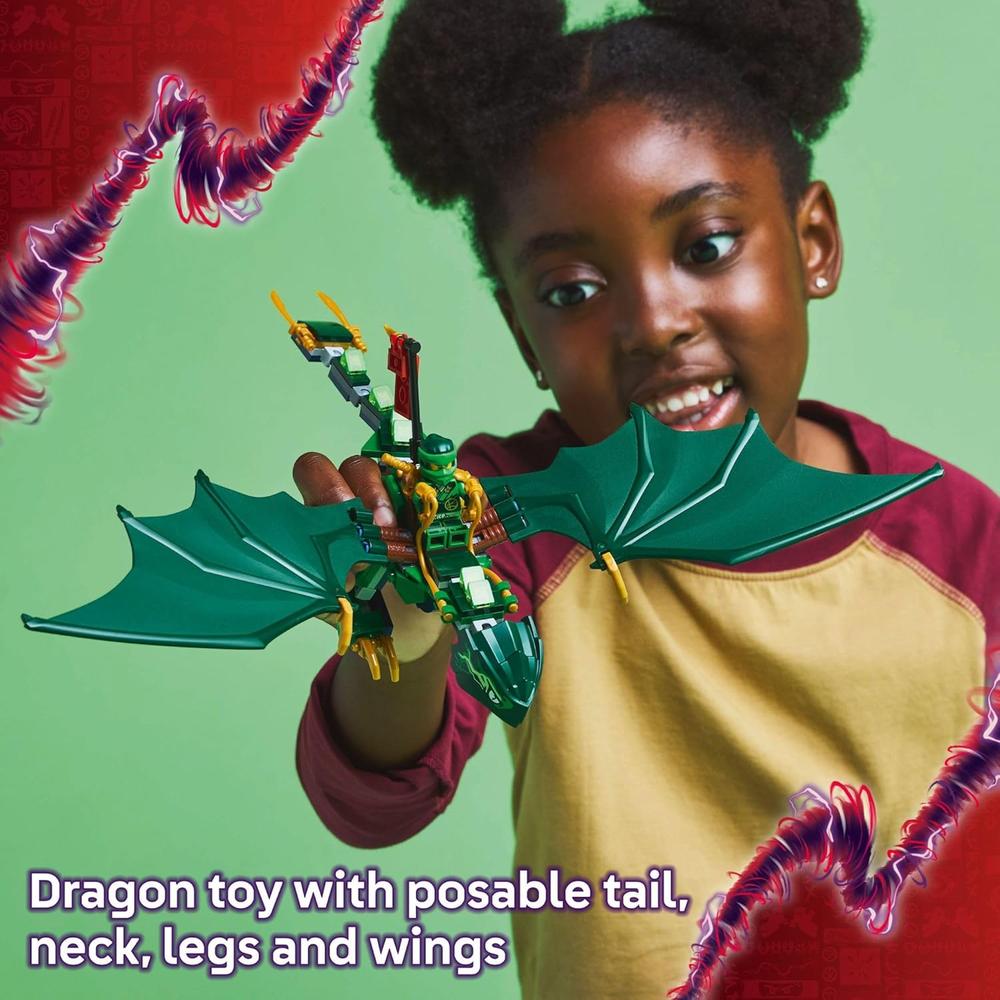 LEGO NINJAGO DRAGÓN DEL BOSQUE VERDE DE LLOYD, JUGUETE DE CONSTRUCCIÓN INFANTIL - 3