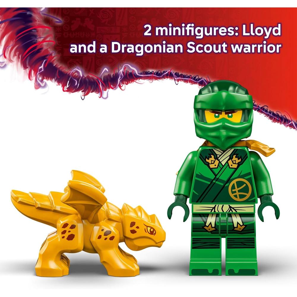 LEGO NINJAGO DRAGÓN DEL BOSQUE VERDE DE LLOYD, JUGUETE DE CONSTRUCCIÓN INFANTIL - 4
