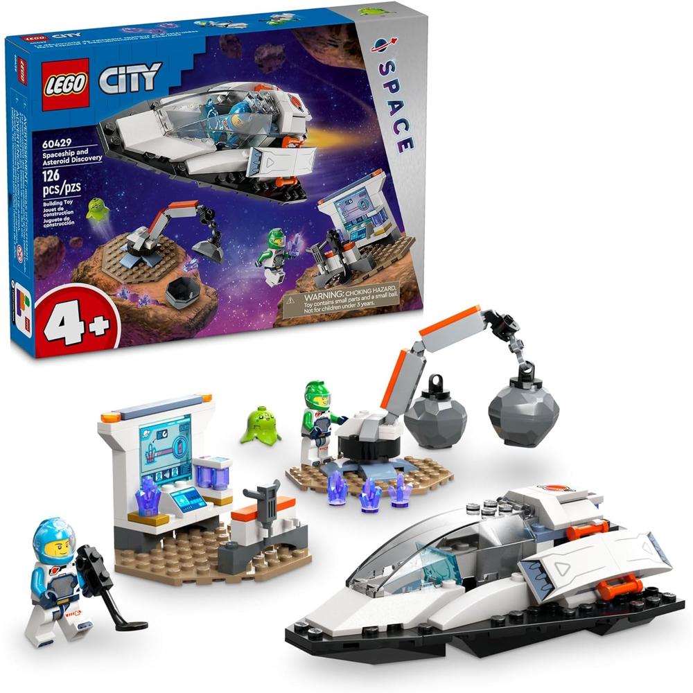 LEGO CITY NAVE ESPACIAL Y DESCUBRIMIENTO DE ASTEROIDES, SET PARA NIÑOS - 1