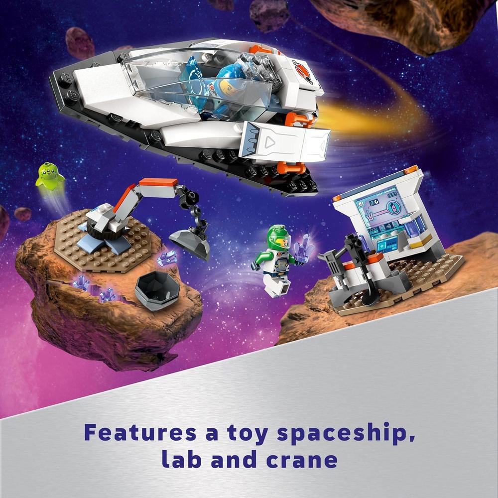 LEGO CITY NAVE ESPACIAL Y DESCUBRIMIENTO DE ASTEROIDES, SET PARA NIÑOS - 4