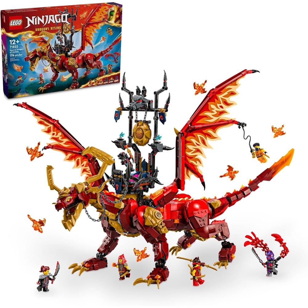 LEGO NINJAGO SOURCE DRAGON OF MOTION, JUEGO NINJA CON 6 MINIFIGURAS - 1