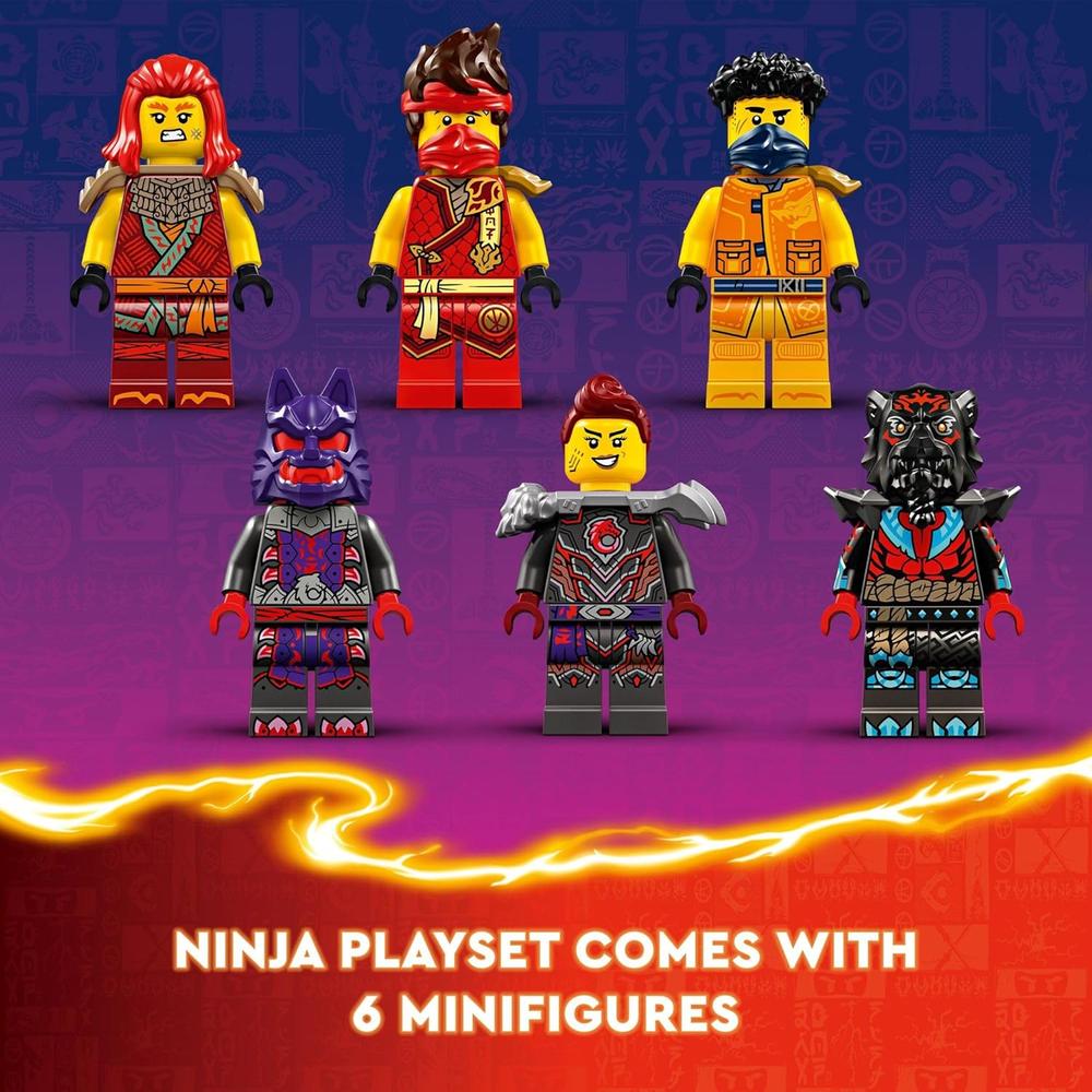 LEGO NINJAGO SOURCE DRAGON OF MOTION, JUEGO NINJA CON 6 MINIFIGURAS - 6