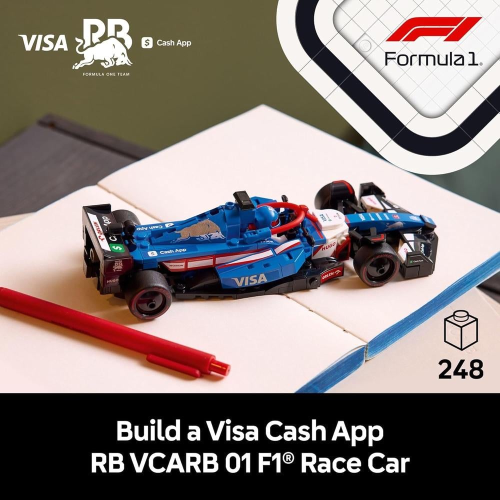 LEGO SPEED CHAMPIONS VISA CASH APP RB VCARB 01, SET DE CONSTRUCCIÓN PARA ADULTOS - 2