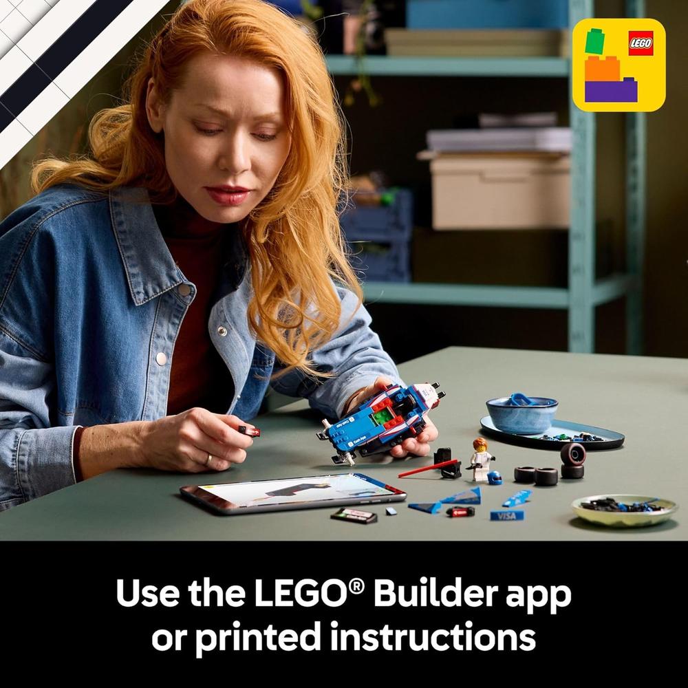 LEGO SPEED CHAMPIONS VISA CASH APP RB VCARB 01, SET DE CONSTRUCCIÓN PARA ADULTOS - 6