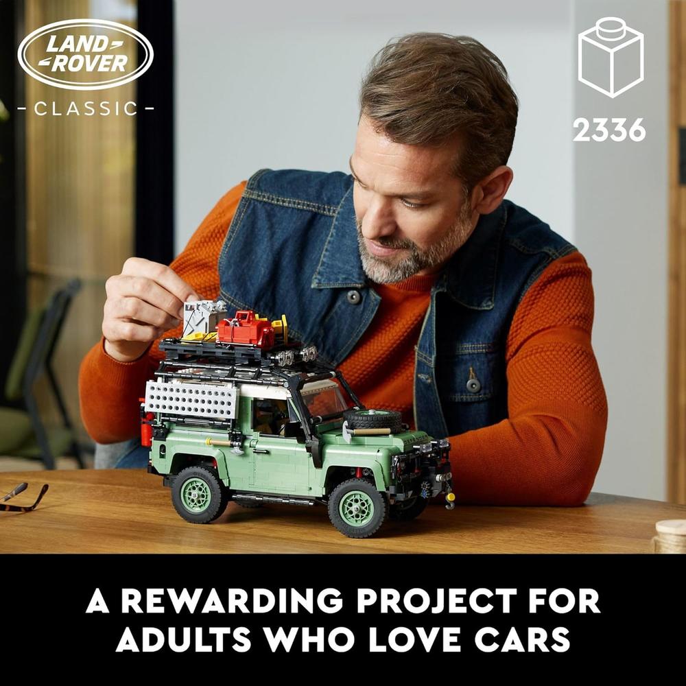 LEGO ICONS LAND ROVER CLASSIC DEFENDER 90 SET DE CONSTRUCCIÓN PARA ADULTOS - 2