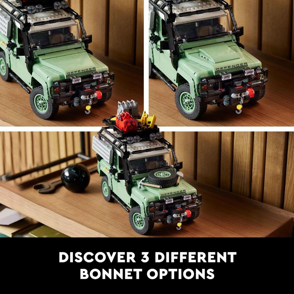 LEGO ICONS LAND ROVER CLASSIC DEFENDER 90 SET DE CONSTRUCCIÓN PARA ADULTOS - 4